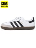 【KIDS】ADIDAS SAMBA OG CF EL C CLOUD WH/CORE BLACK/GUM