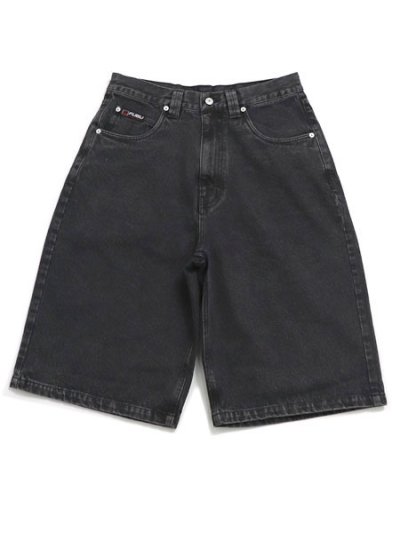 画像2: 【送料無料】FUBU DENIM BUGGY HALF PANTS BLACK