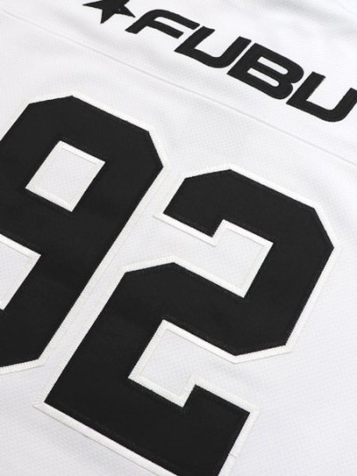 画像5: 【送料無料】FUBU FOOTBALL SHIRTS WHITE