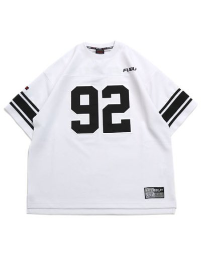 画像1: 【送料無料】FUBU FOOTBALL SHIRTS WHITE