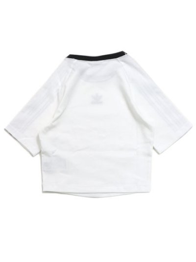 画像2: ADIDAS WMNS 3 STRIPES BABY TEE-WHITE