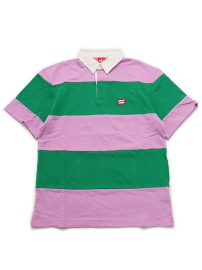画像1: 【送料無料】ICECREAM BOULDER SS RUGBY SHIRT ORCHID