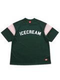 【送料無料】ICECREAM PASS CROP FIT FOOTBALL JERSEY JOLLY GRN@