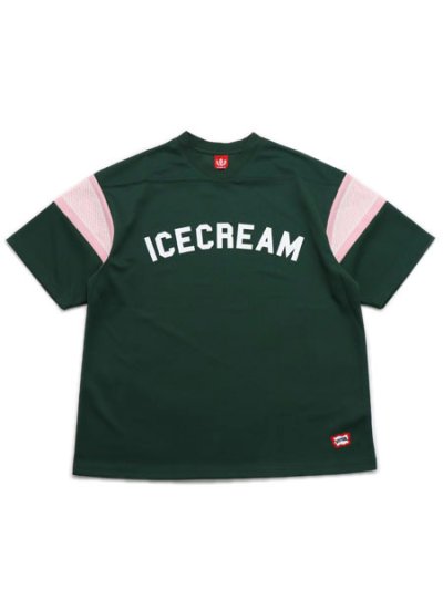 画像1: 【送料無料】ICECREAM PASS CROP FIT FOOTBALL JERSEY JOLLY GRN@