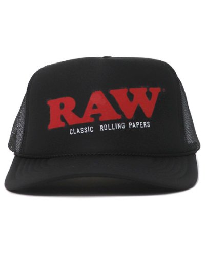 画像2: RAW MESH CAP BLACK