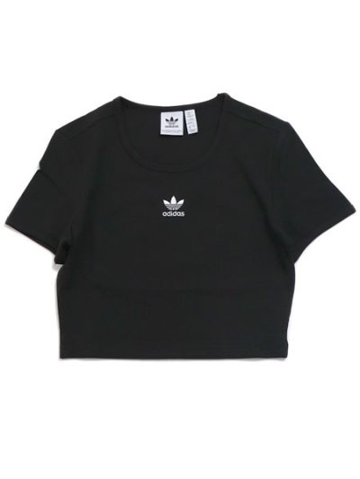 画像1: ADIDAS WMNS ESS RIB TEE-BLACK