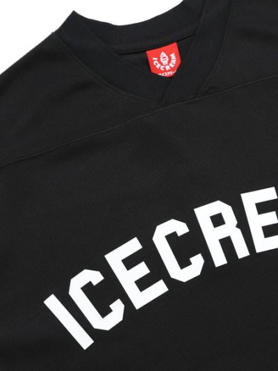 画像3: 【送料無料】ICECREAM PASS CROP FIT FOOTBALL JERSEY BLACK