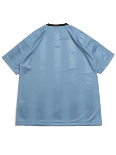 画像2: ADIDAS JACQUARD JERSEY-ASH BLUE/BLACK