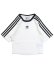 画像1: ADIDAS WMNS 3 STRIPES BABY TEE-WHITE (1)