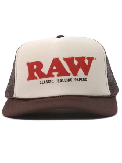 画像2: RAW MESH CAP BROWN
