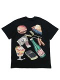 ICECREAM MMM FOOD TEE BLACK