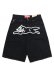 画像1: 【送料無料】ICECREAM BIG BLACK DENIM SHORTS BLACK CARAMEL (1)