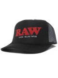 RAW MESH CAP BLACK
