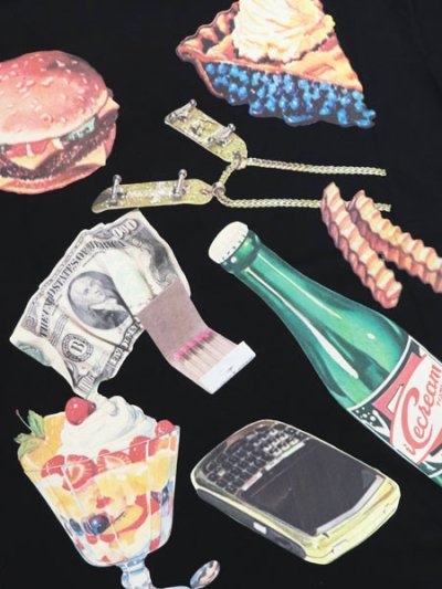 画像4: ICECREAM MMM FOOD TEE BLACK