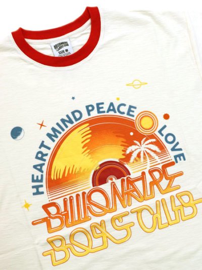 画像3: 【送料無料】BILLIONAIRE BOYS CLUB BB RECORD RINGER TEE GARDENIA