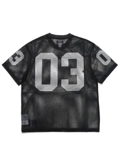 画像2: 【送料無料】BILLIONAIRE BOYS CLUB BB VARSITY CROP FIT MESH FB JRSY BLACK