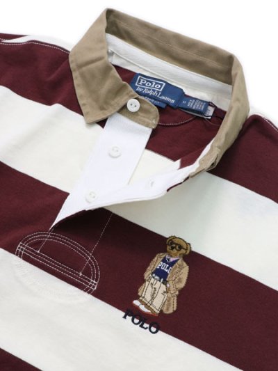 画像4: 【送料無料】POLO RALPH LAUREN CLASSIC FIT COLLEGIATE BEAR RUGBY SHIRT
