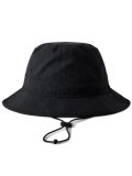 【送料無料】REIGNING CHAMP MIDWEIGHT NYLON BOONIE BUCKET HAT BLACK