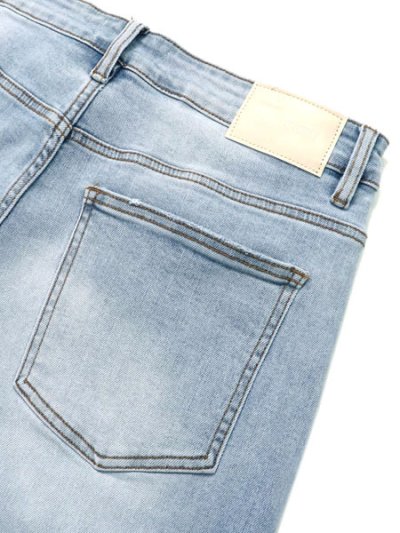 画像5: 【送料無料】ALMOST SOMEDAY PATCHWORK JORTS BLUE