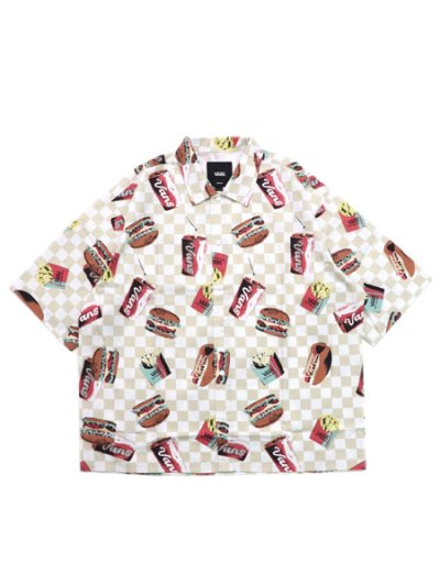 画像1: VANS POP FAST FOOD SHIRT COLORFUL FAST FOOD