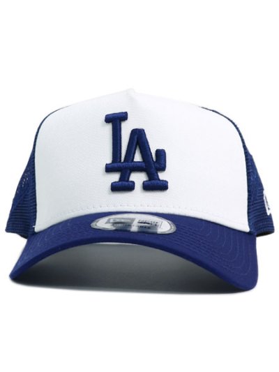 画像2: NEW ERA 9FORTY A-FRAME TRUCKER DODGERS WHT/DRYL