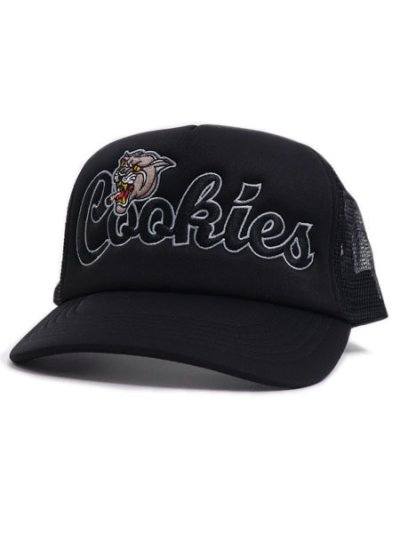 画像1: COOKIES CLOTHING UNIVERSITY FOAM TRUCKER HAT BLACK