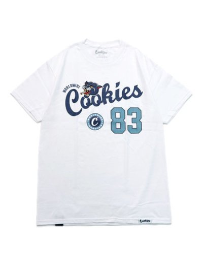 画像1: COOKIES CLOTHING UNIVERSITY TEE WHITE/NAVY