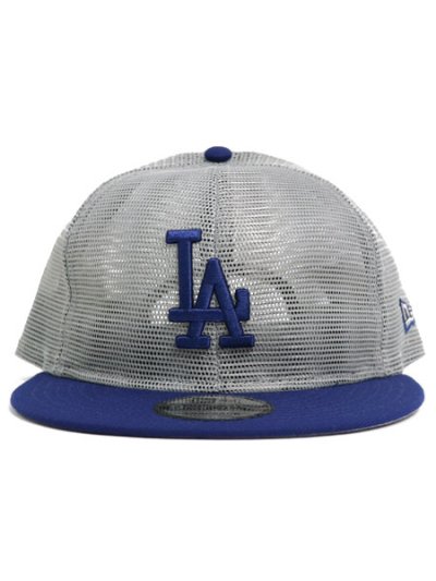 画像2: NEW ERA 9FIFTY TRUCKER ALL MESH DODGERS GRY/DRYL
