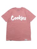 COOKIES CLOTHING ORIGINAL LOGO TEE DUSTY ROSE/WHITE
