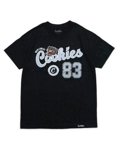 画像1: COOKIES CLOTHING UNIVERSITY TEE BLACK/NAVY