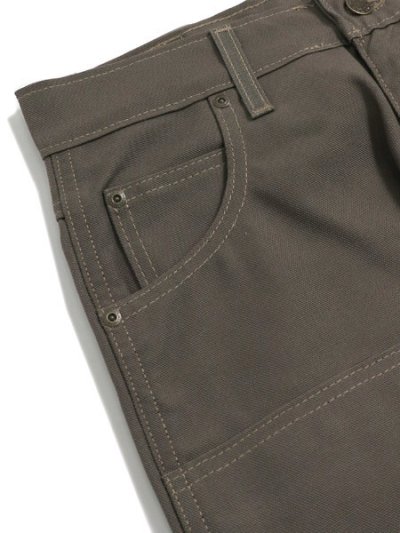 画像3: 【送料無料】PRISON BLUES DOUBLE KNEE RIGID OLIVE WORK JEAN