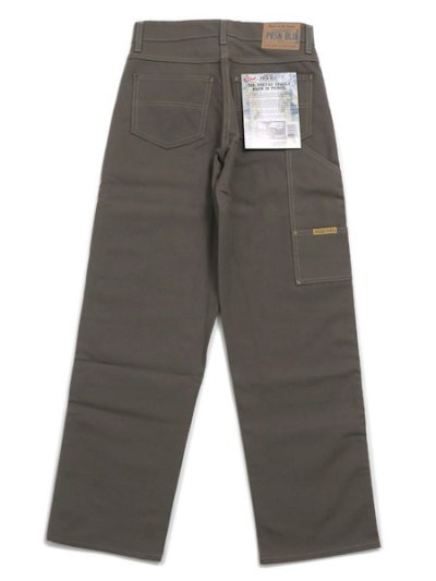 画像2: 【送料無料】PRISON BLUES DOUBLE KNEE RIGID OLIVE WORK JEAN