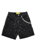 【送料無料】GUAPI VINTAGE STARS DENIM SHORTS
