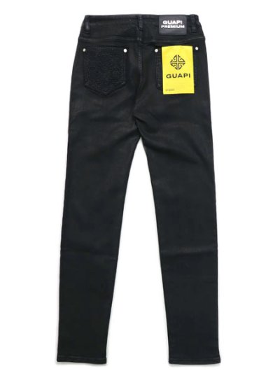 画像2: 【送料無料】GUAPI OBSIDIAN BACK WAXED BASIC DENIM