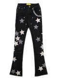 【送料無料】GUAPI OBSIDIAN BLACK VINTAGE STARS DENIM