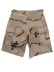 画像2: 【送料無料】ADVANCE ROTHCO CROSS LEATHER CARGO SHORT DESERT (2)