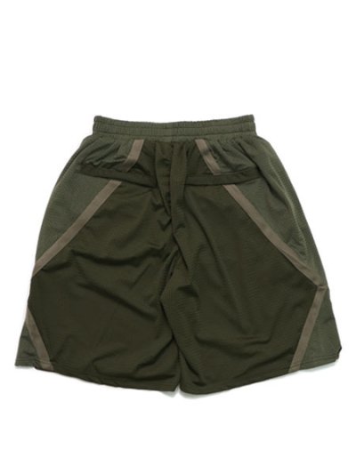 画像2: 【送料無料】WHIMSY SOCKS BASKET MESH SHORT OLIVE