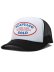 画像1: ACAPULCO GOLD OVAL LOGO TRUCKER CAP BLACK/WHITE  (1)