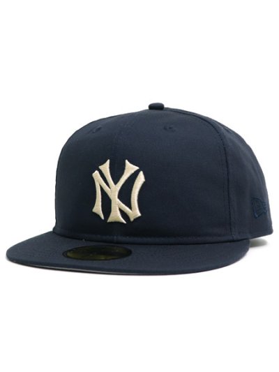 画像1: NEW ERA 59FIFTY SOFT BUCKRAM SUNBURN NYY CT NAVY
