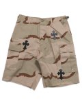 【送料無料】ADVANCE ROTHCO CROSS LEATHER CARGO SHORT DESERT