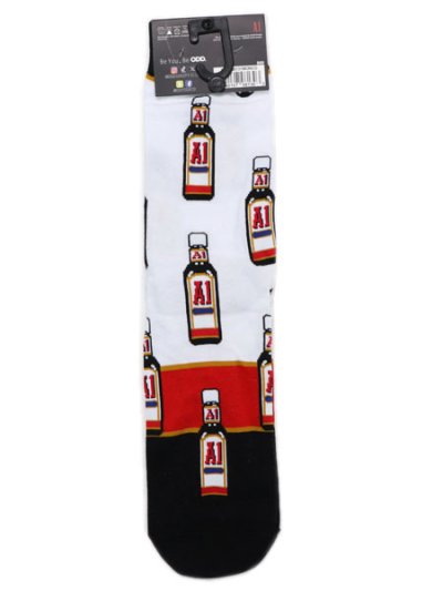 画像2: ODD SOX A1 SAUCE SPLIT CREW SOCKS