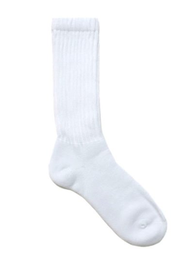 画像2: WHIMSY SOCKS LOOSE GUAGE RIB SOCKS WHITE