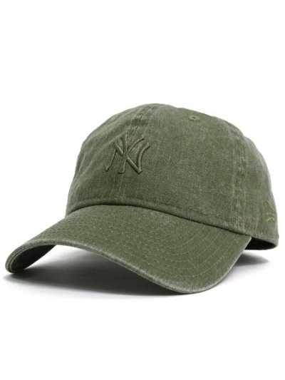 画像1: NEW ERA 9TWENTY MINI LOGO ITALIAN WASH NYY OLIVE
