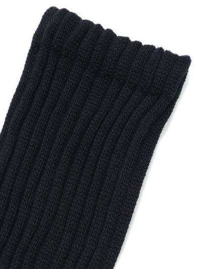 画像3: WHIMSY SOCKS LOOSE GUAGE RIB SOCKS BLACK