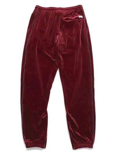 画像2: 【送料無料】PRO CLUB VELOUR TRACK PANT BURGUNDY
