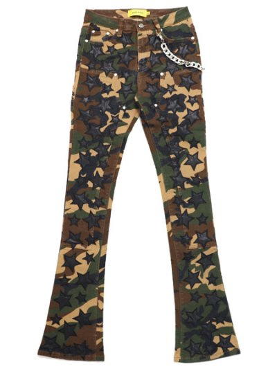 画像1: 【送料無料】GUAPI CAMO STARS DENIM