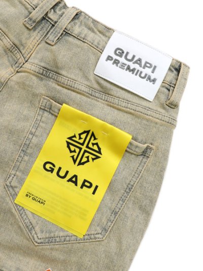 画像5: 【送料無料】GUAPI VINTAGE FLOWERS DENIM SHORTS