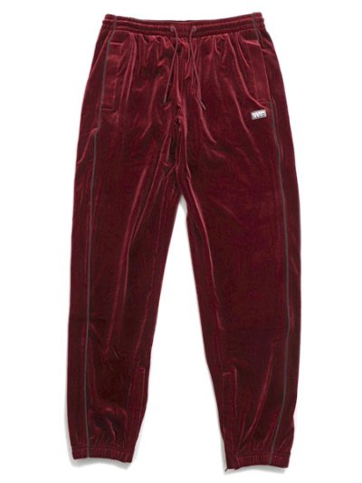 画像1: 【送料無料】PRO CLUB VELOUR TRACK PANT BURGUNDY