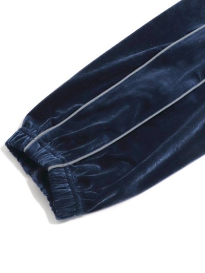 画像6: 【送料無料】PRO CLUB VELOUR TRACK PANT NAVY