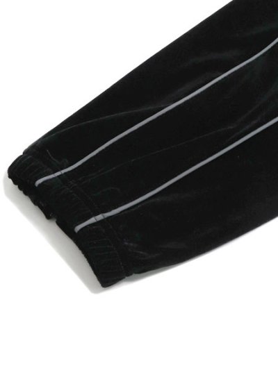 画像6: 【送料無料】PRO CLUB VELOUR TRACK PANT BLACK